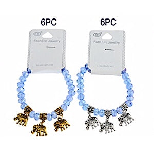 ACC008 - Elephant Charm Stretch Bracelet