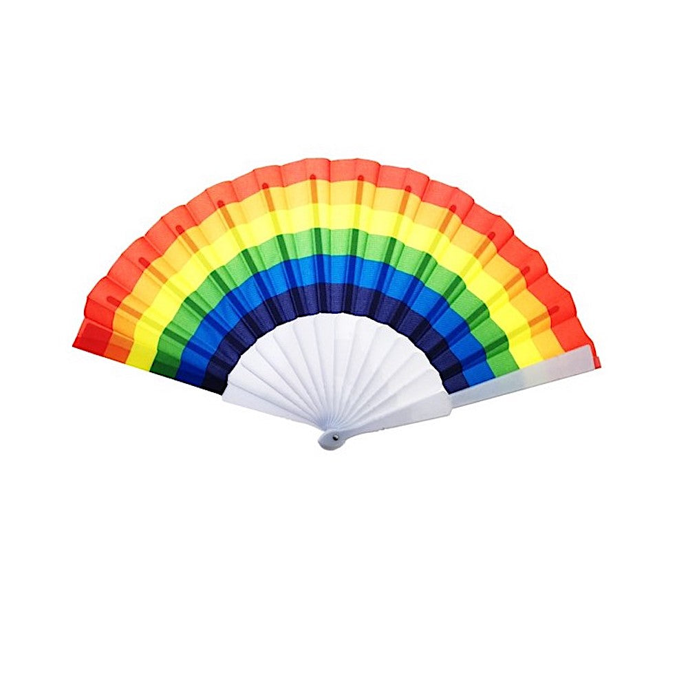 Rainbow Folding Fan