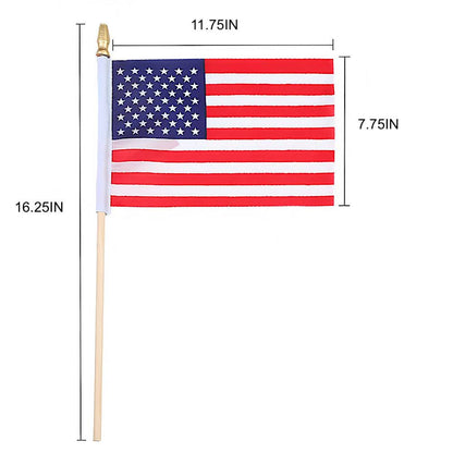 Handheld USA American Flag (30 PCS)