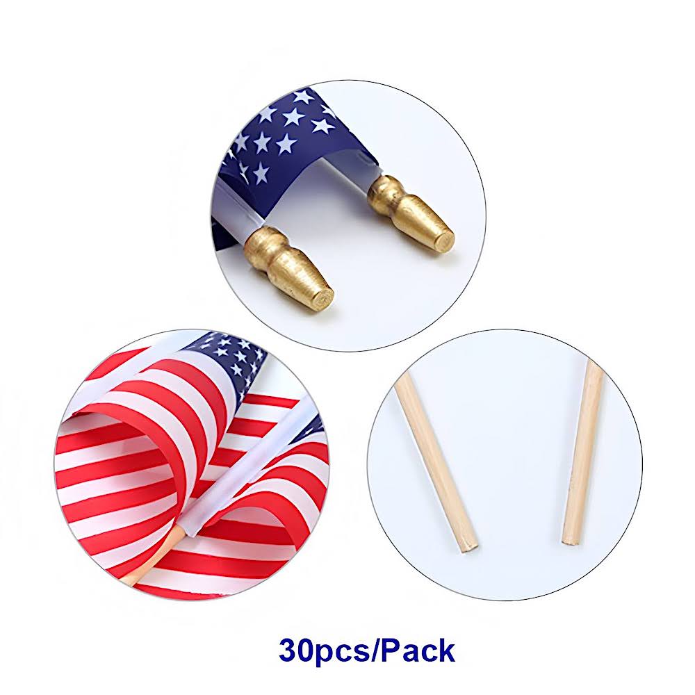 Handheld USA American Flag (30 PCS)
