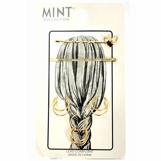 GYH10204 - Hair Braid Ring & Bobby Pin Set