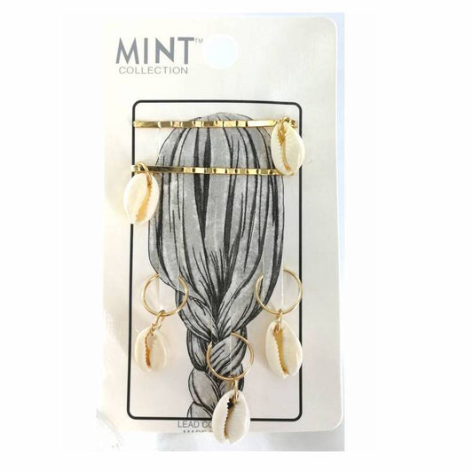 GYH10209 - Sea Shell Hair Braid Ring & Bobby Pin Set