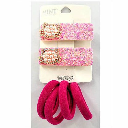 GYH10349 - Cat Clip & Hair Tie Set