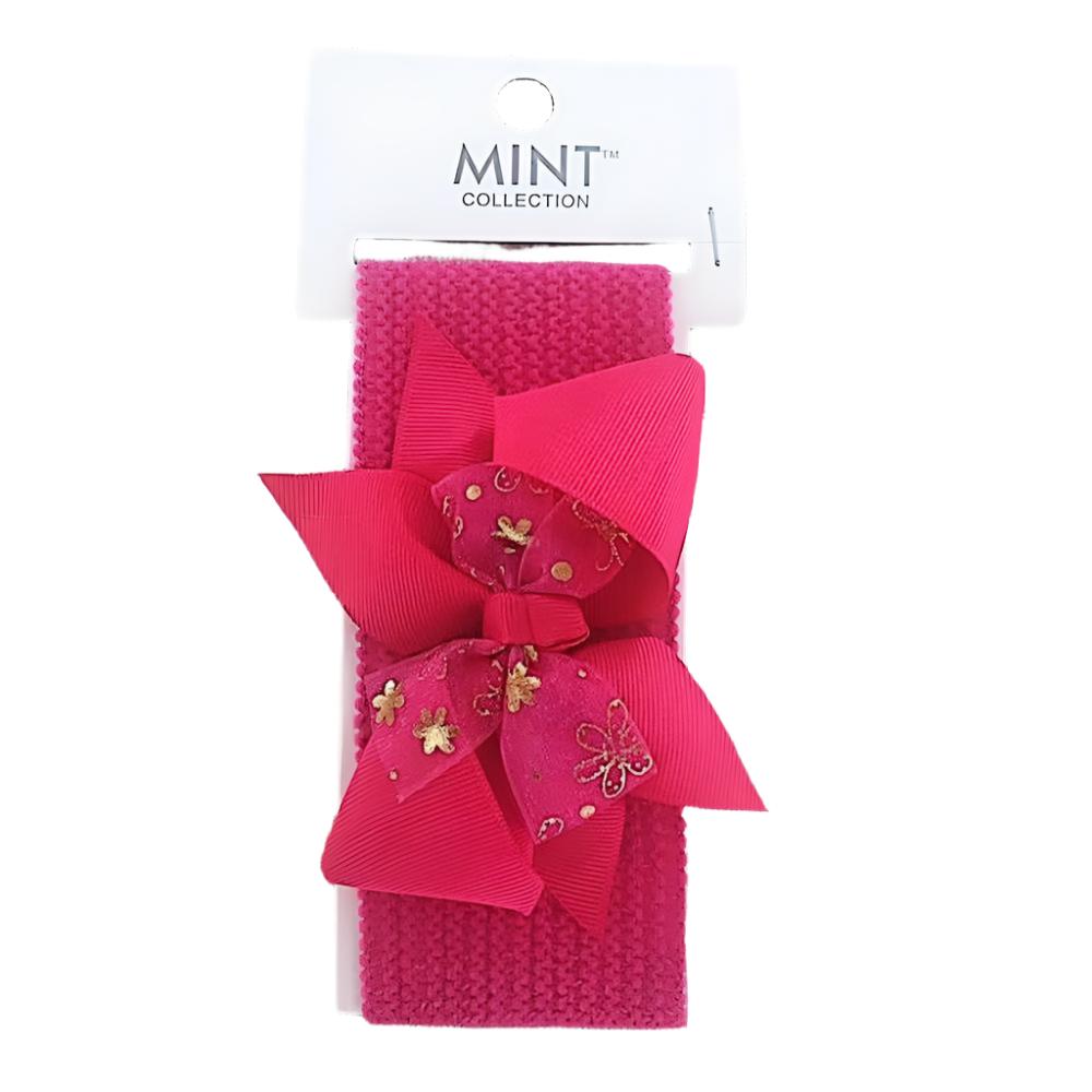 GYH10434 - Flower Pattern Bow Headwrap