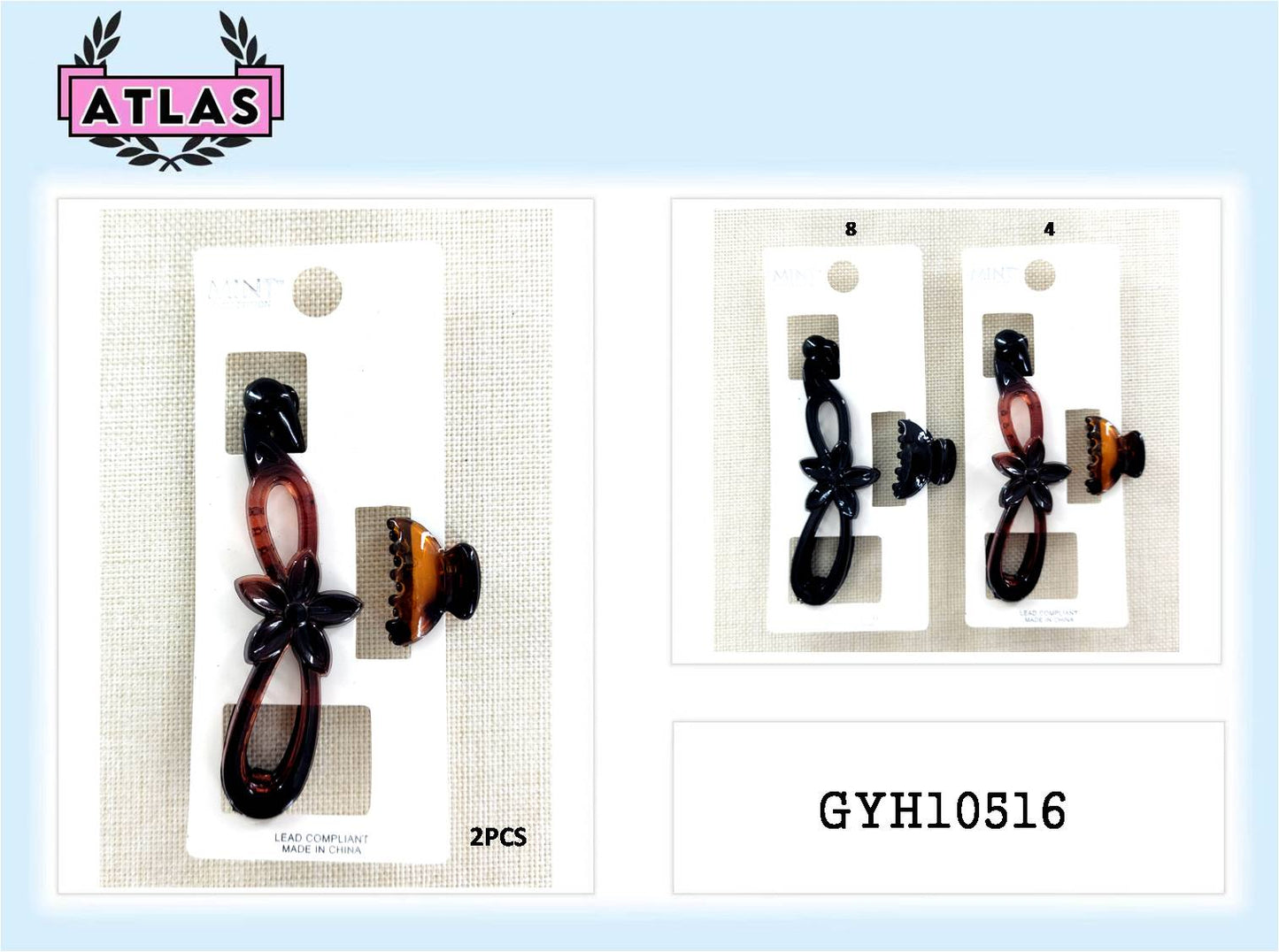 GYH10516 - Banana Clip & Claw Clip Set