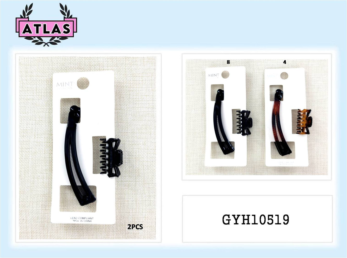 GYH10519 - Banana Clip & Claw Clip Set