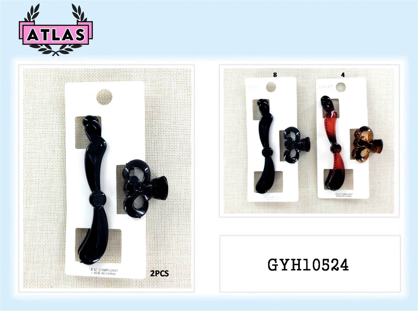 GYH10524 - Banana Clip & Claw Clip Set