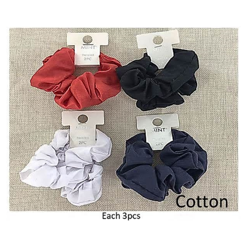 GYH10526TM - Tommy Cotton Hair Tie 2 Pce Set