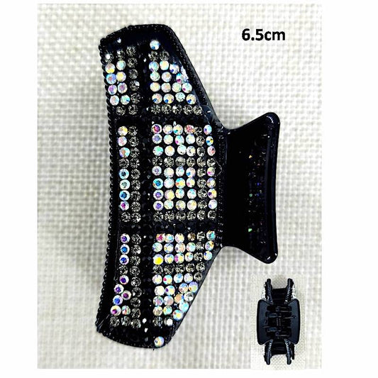 GYH10609 - Rhinestone Plaid Claw Clip