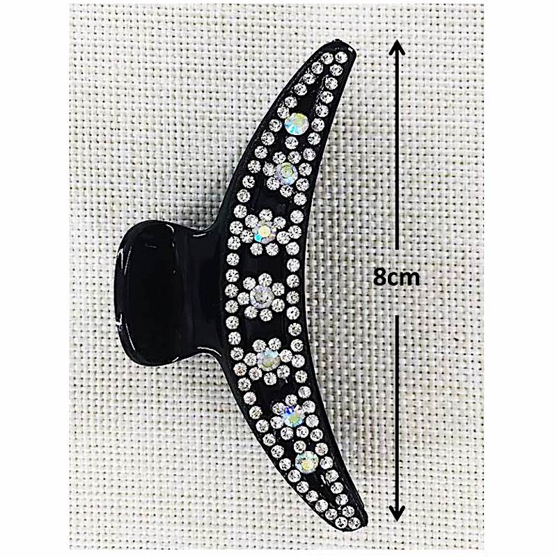 GYH10617 - Rhinestone Flower Claw Clip