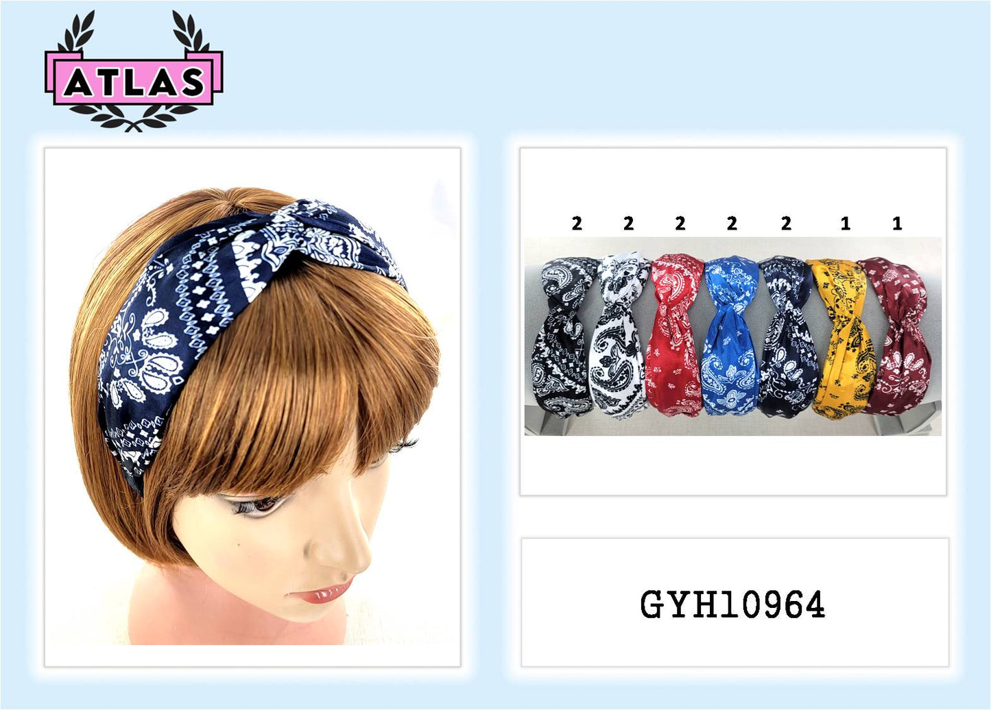 GYH10964 - Bohemian Print Hairband