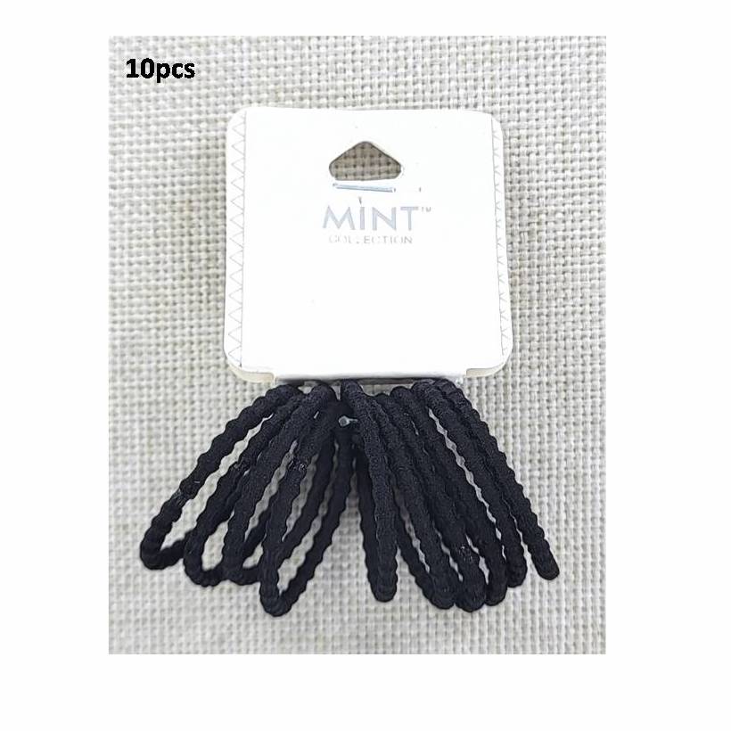 GYH11017 - Textured Hair Ties 10 Pce Set