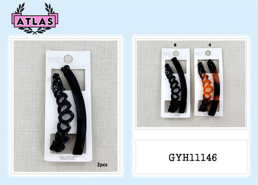 GYH11146 - 2 Piece Banana Clip Set