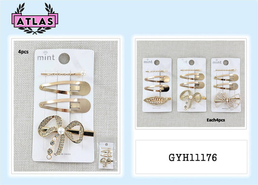 GYH11176 - Bow Hair Clip Set