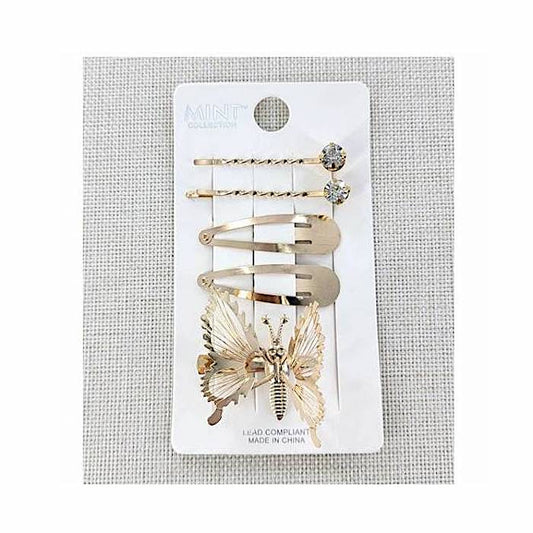 GYH11211 - Metal Butterfly Hair Clip Set