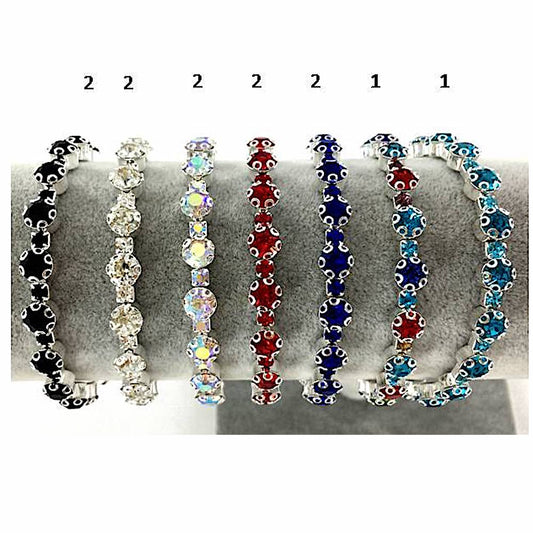 GYH11243 - Large Rhinestone Bracelet Cuff