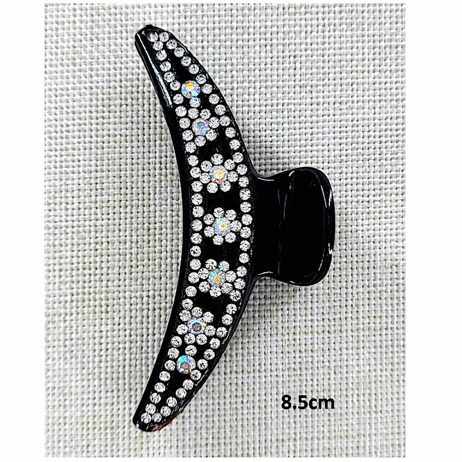 GYH11346 - Rhinestone Flower Claw Clip