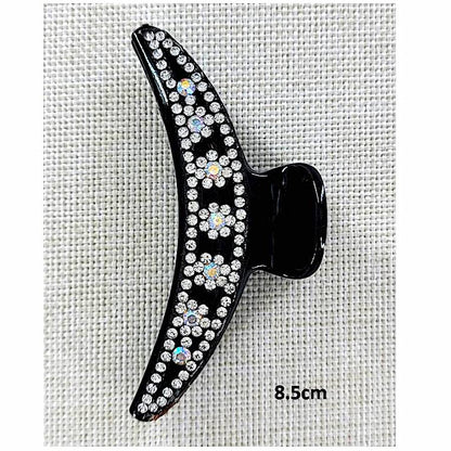 GYH11346 - Rhinestone Flower Claw Clip