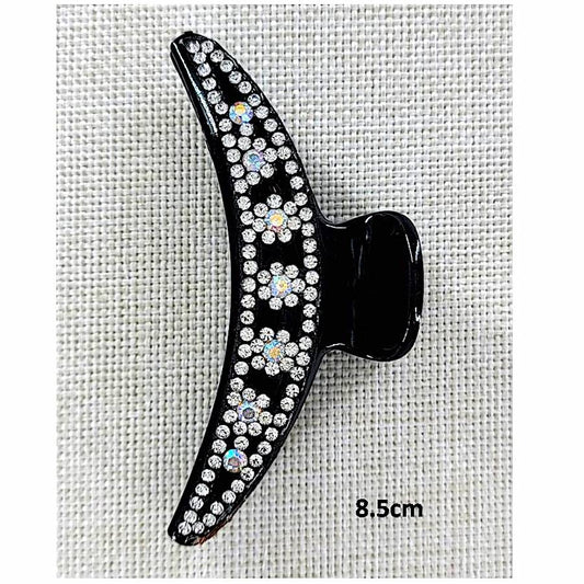 GYH11346 - Rhinestone Flower Claw Clip