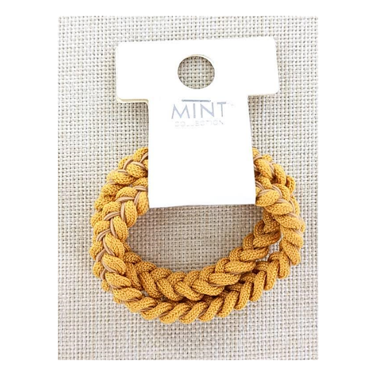 GYH11525 - Braided Hair Tie 2 Pce Set