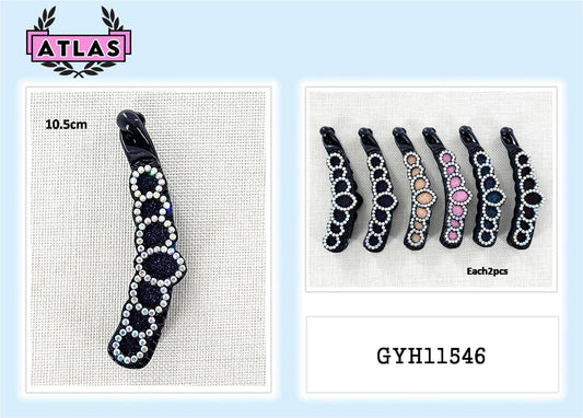 GYH11546 - Rhinestone Banana Clip