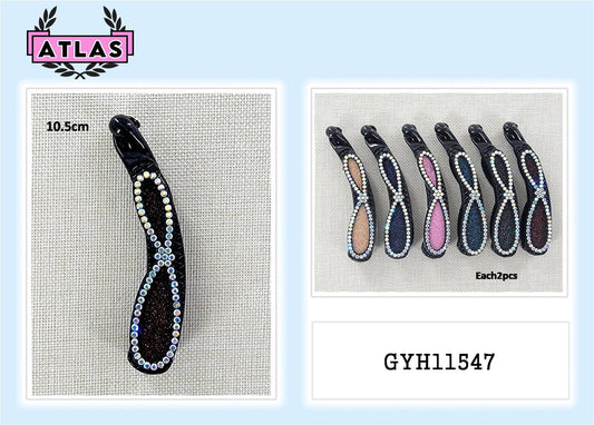 GYH11547 - Rhinestone Banana Clip