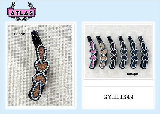 GYH11549 - Rhinestone Banana Clip