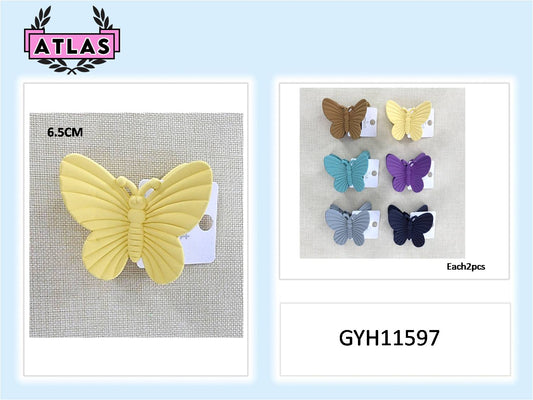 GYH11597 - Matte Butterfly Claw Clip