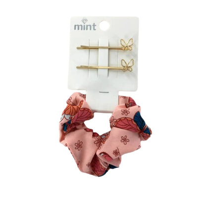 GYH11736 - Butterfly Pin & Butterfly Hair Tie Set