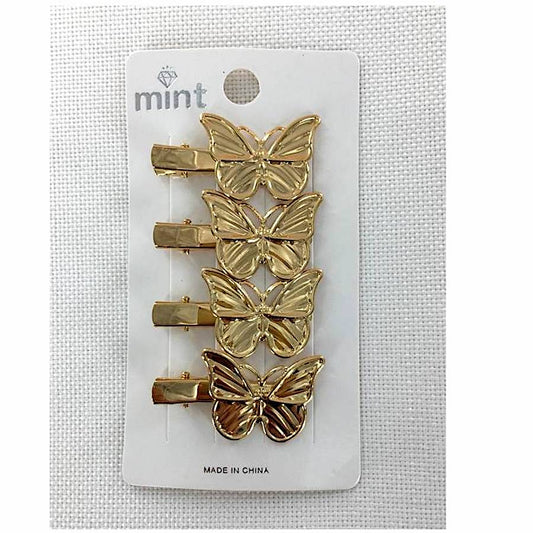 GYH11751 - Metal Butterfly Hair Clip Set