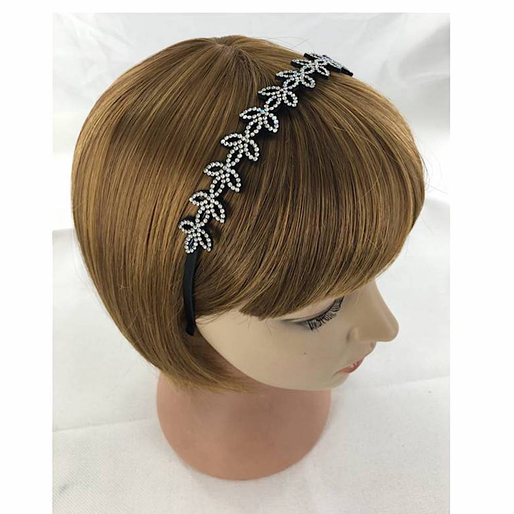 GYH11792 - Rhinestone Leaf Headband