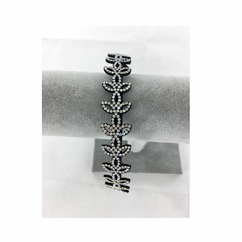 GYH11792 - Rhinestone Leaf Headband