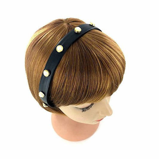 GYH11800 - Studded Leather Headband