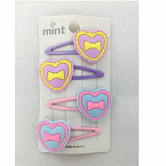 GYH11851 - Heart Hair Clip Set