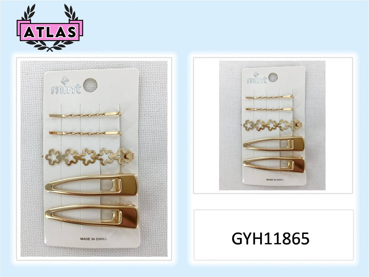 GYH11865 - Metal Hair Clip Set