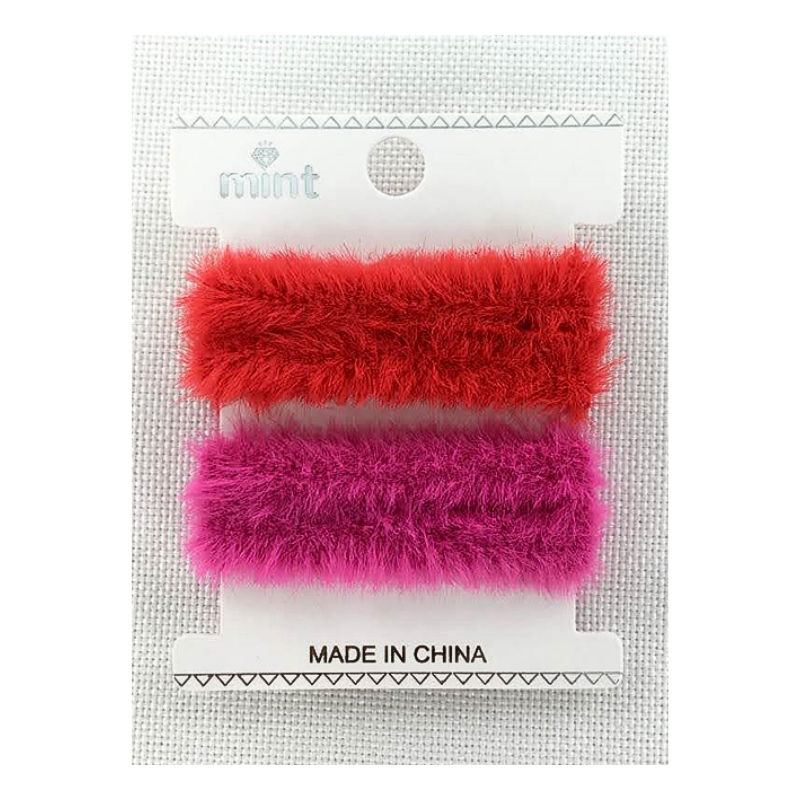 GYH11992 - Colorful Faux Fur Hair Tie 4 Pce Set