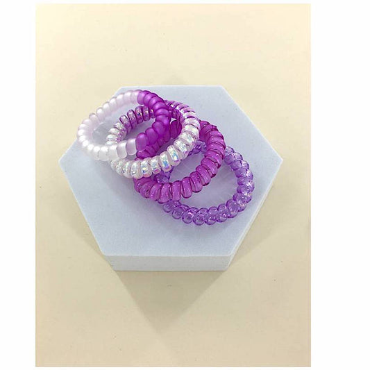 GYH12293- Assorted Hair Coils 4 Piece Pack