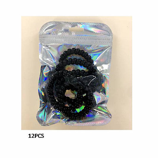 GYH12294 - Black Hair Coils 5 Piece Pack