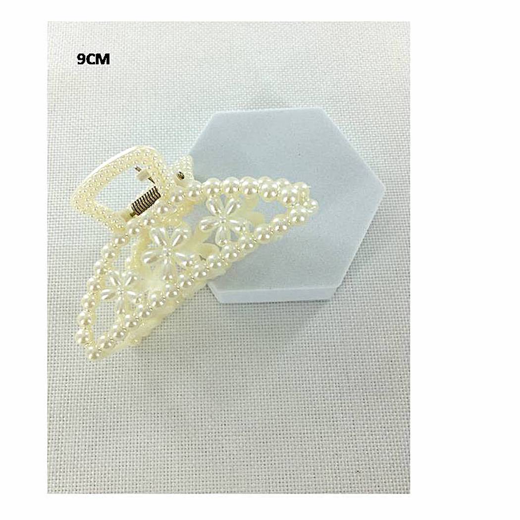 GYH12361 - Pearl Flower Claw Clip