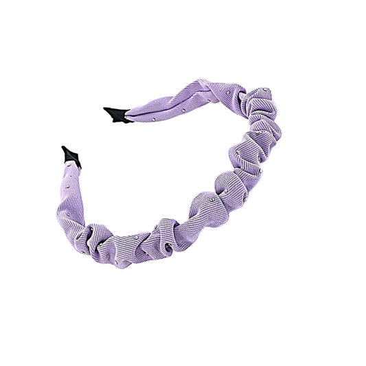 GYH12404 - Rhinestone Ruffle Headband