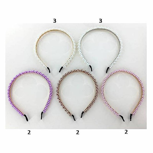 GYH12437 - Pearl Cluster Headband