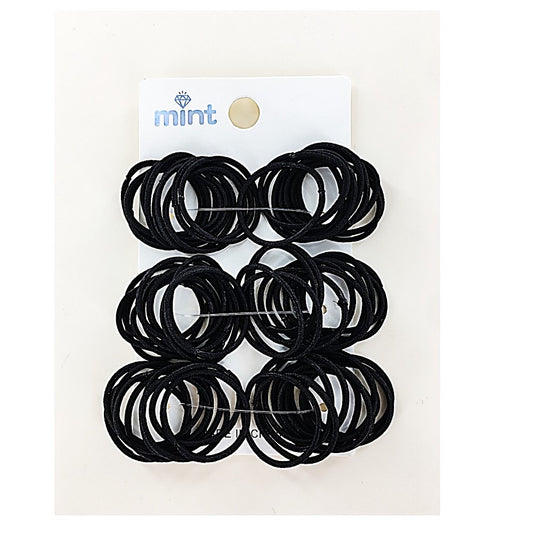 GYH12647 - Black Elastic Hair Tie Value Pack