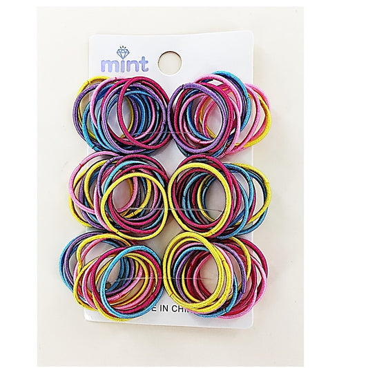 GYH12650 - Rainbow Elastic Hair Tie Value Pack