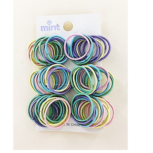 GYH12653 - Pastel Elastic Hair Tie Value Pack