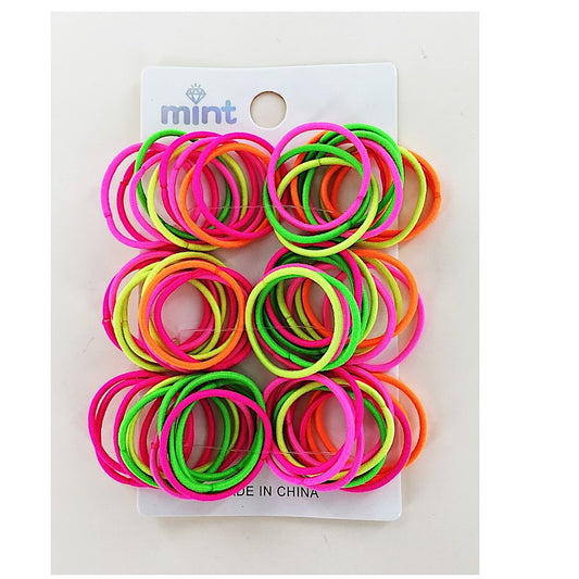 GYH12654 - Neon Elastic Hair Tie Value Pack