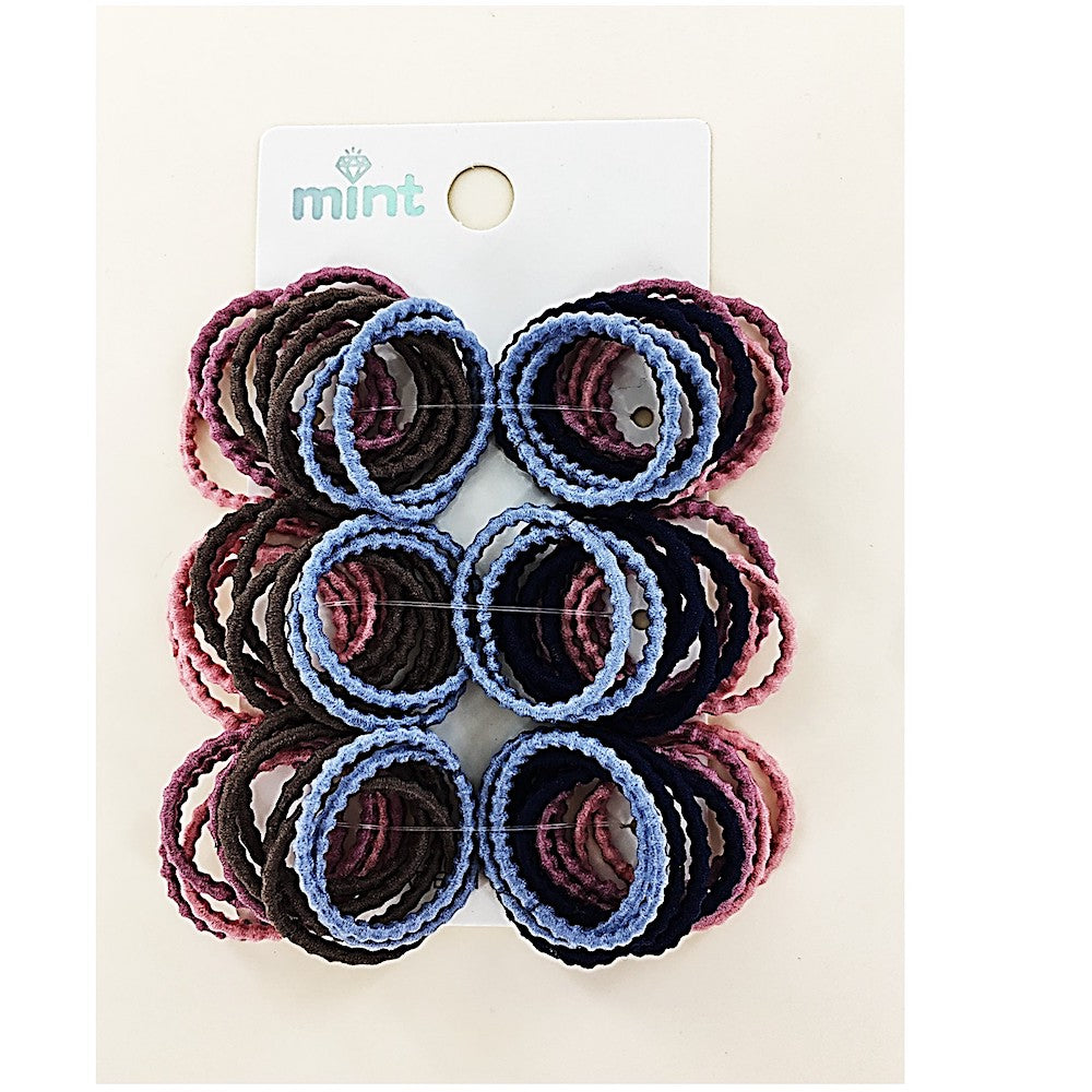 GYH12659 - Rose Neutrals Wavy Elastic Hair Tie Value Pack
