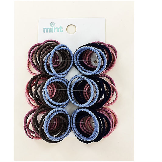 GYH12659 - Rose Neutrals Wavy Elastic Hair Tie Value Pack
