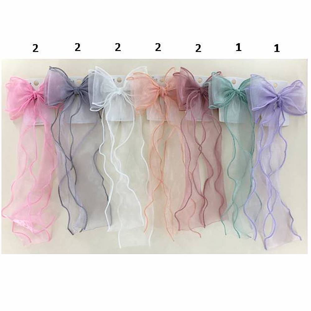 Chiffon Hair Bow Clip