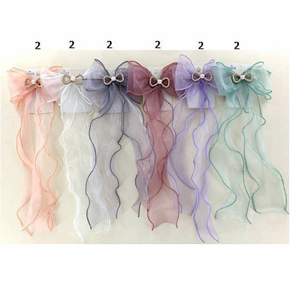 GYH12779 - Sheer Hair Bow Clip
