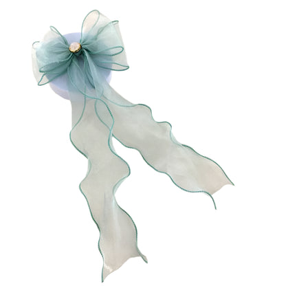 Sheer Hair Bow Clip